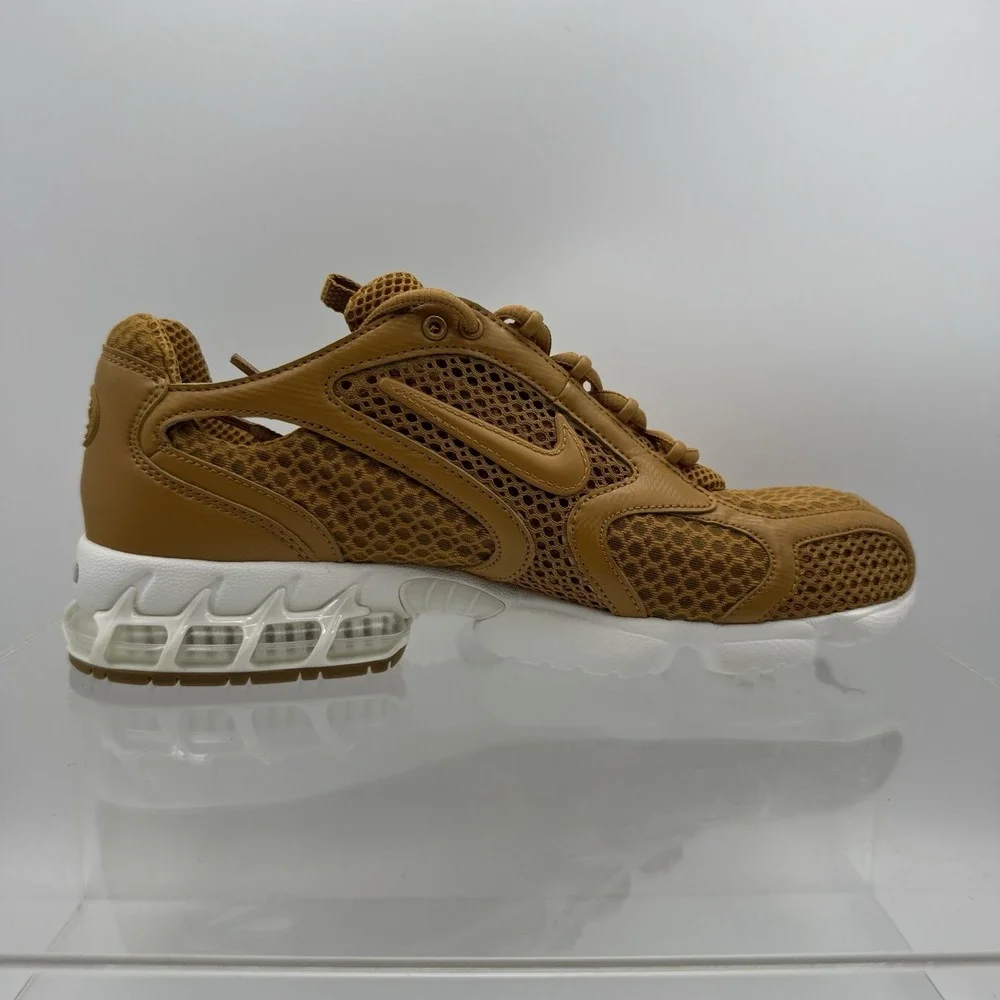 Brand New Nike Air Zoom Spiridon Cage 2 Wheat/White-Sail HQ3552-799 Men Size 10
